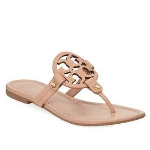 Tory Burch miller sandals.makeup color